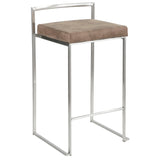 Fuji - Contemporary Elegant Stackable Counter Stool Set - Furniture Home Direct