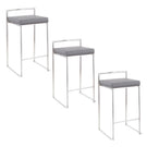 Fuji - Elegant Design Contemporary Stackable Counter Stool - Furniture Home Direct