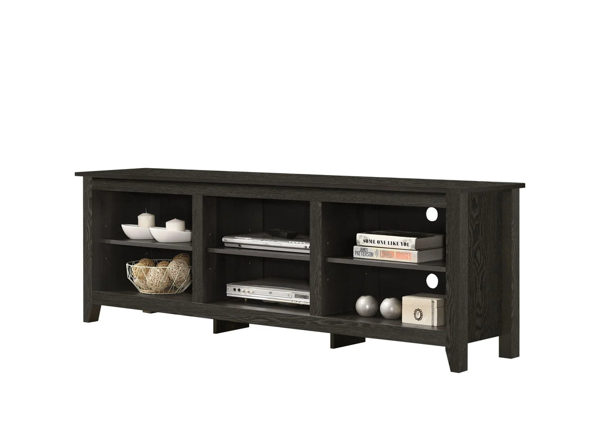 Benito - TV Stand With Open Shelves And Cable Management - Furniture Home Direct