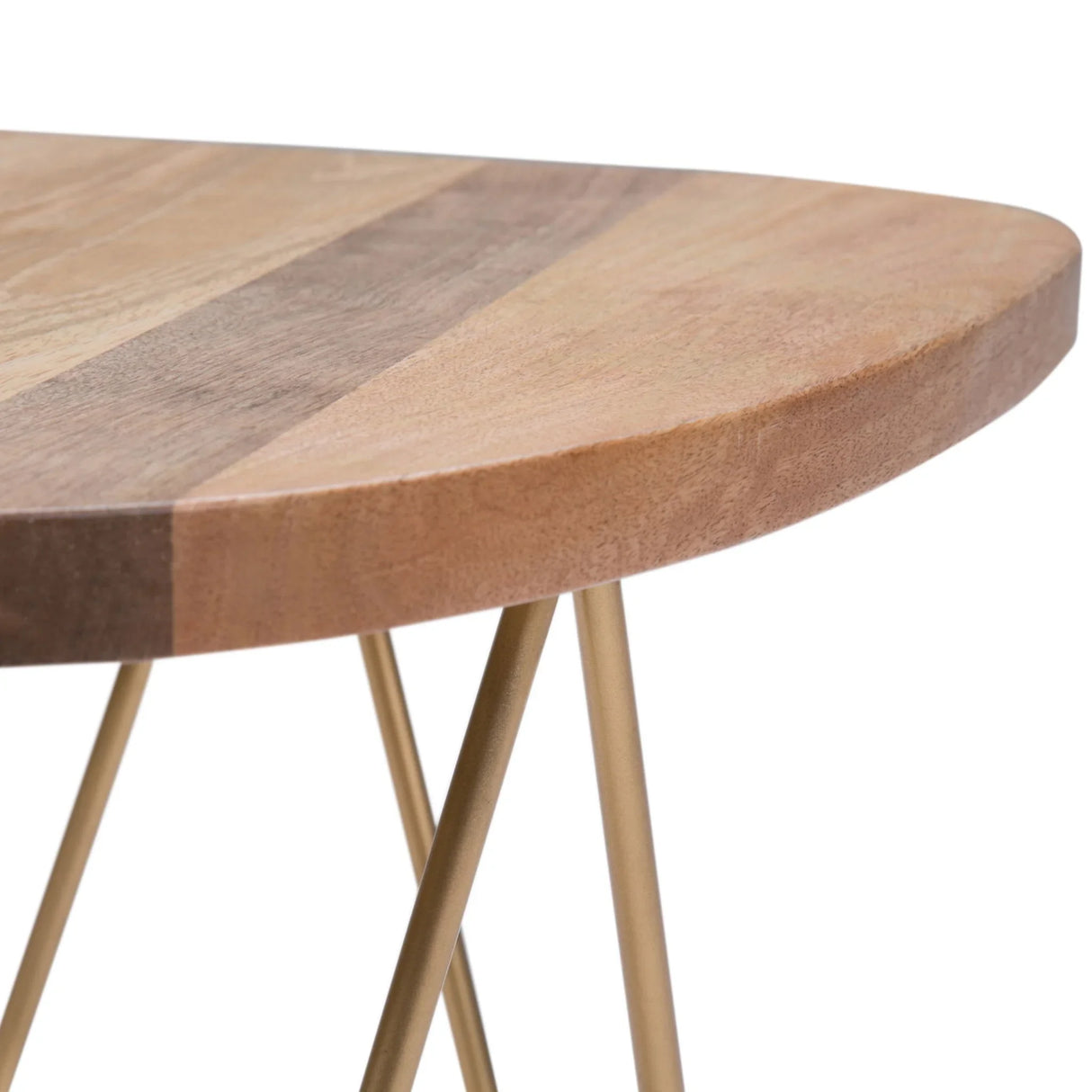 Patrice - Handcrafted Metal And Wood Accent Table - Furniture Home Direct