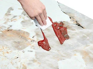 Modern Minimalist Dining With Imitation Marbled Glass Tabletop - Furniture Home Direct