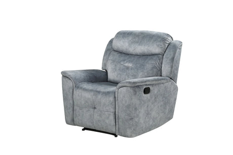 Mariana - Manual Recliner Chair - Silver Gray - Furniture Home Direct