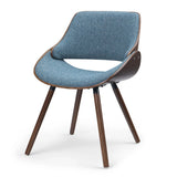 Malden - Bentwood Upholstered Dining Chair With Wood Back - Furniture Home Direct