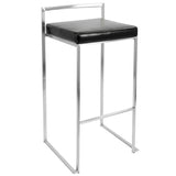 Fuji - Contemporary Stackable Design Barstool - Furniture Home Direct