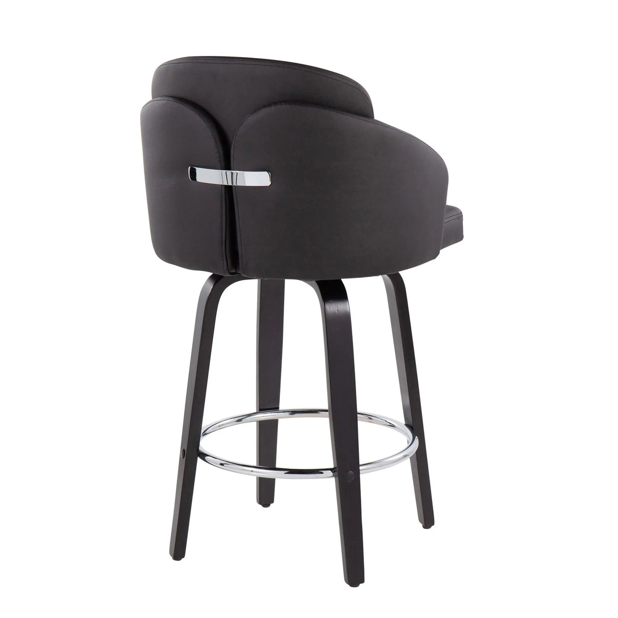 Dahlia - Contemporary Counter Stool Round Footrest (Set of 2) - Furniture Home Direct