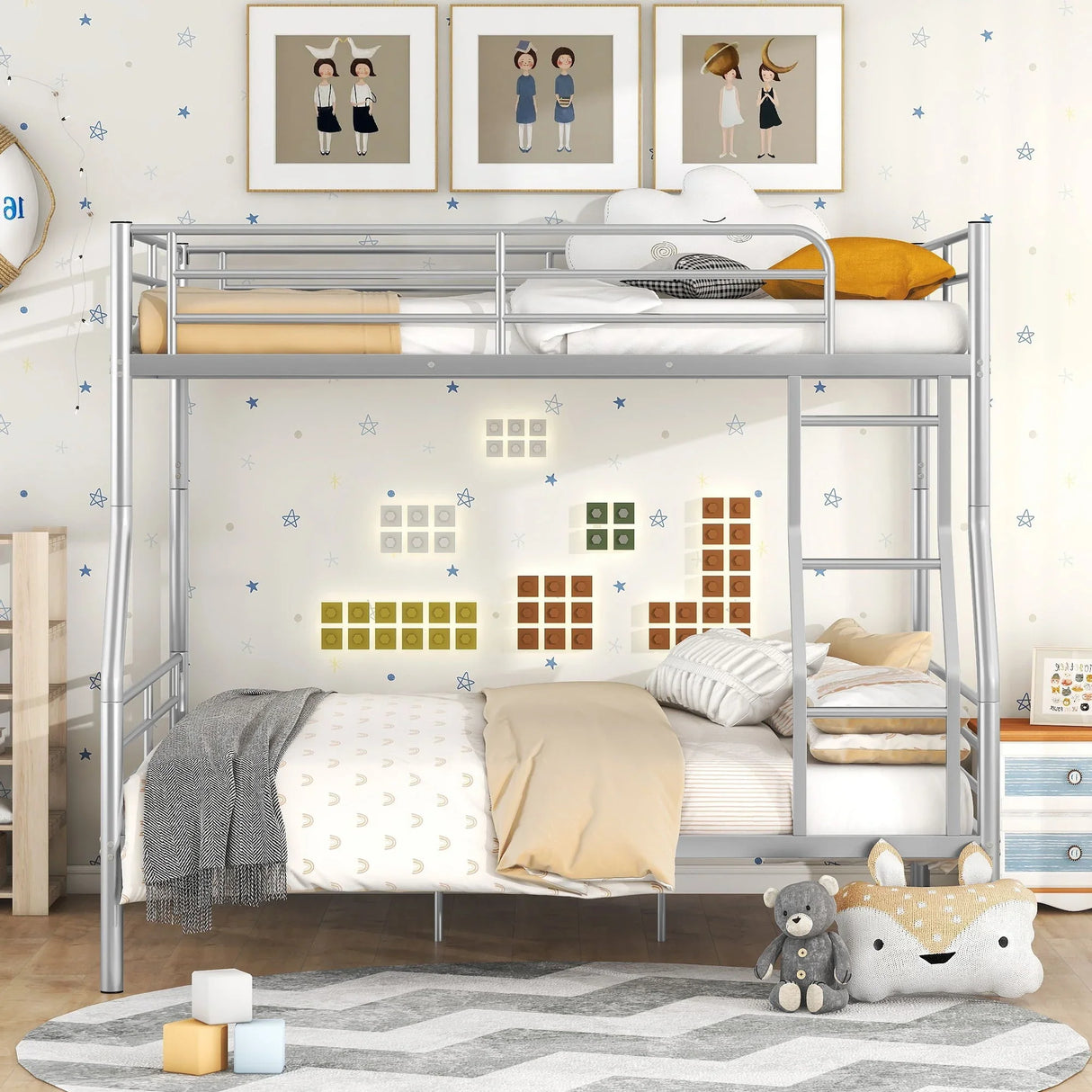 Steel Construction Bunk Bed - Furniture Home Direct
