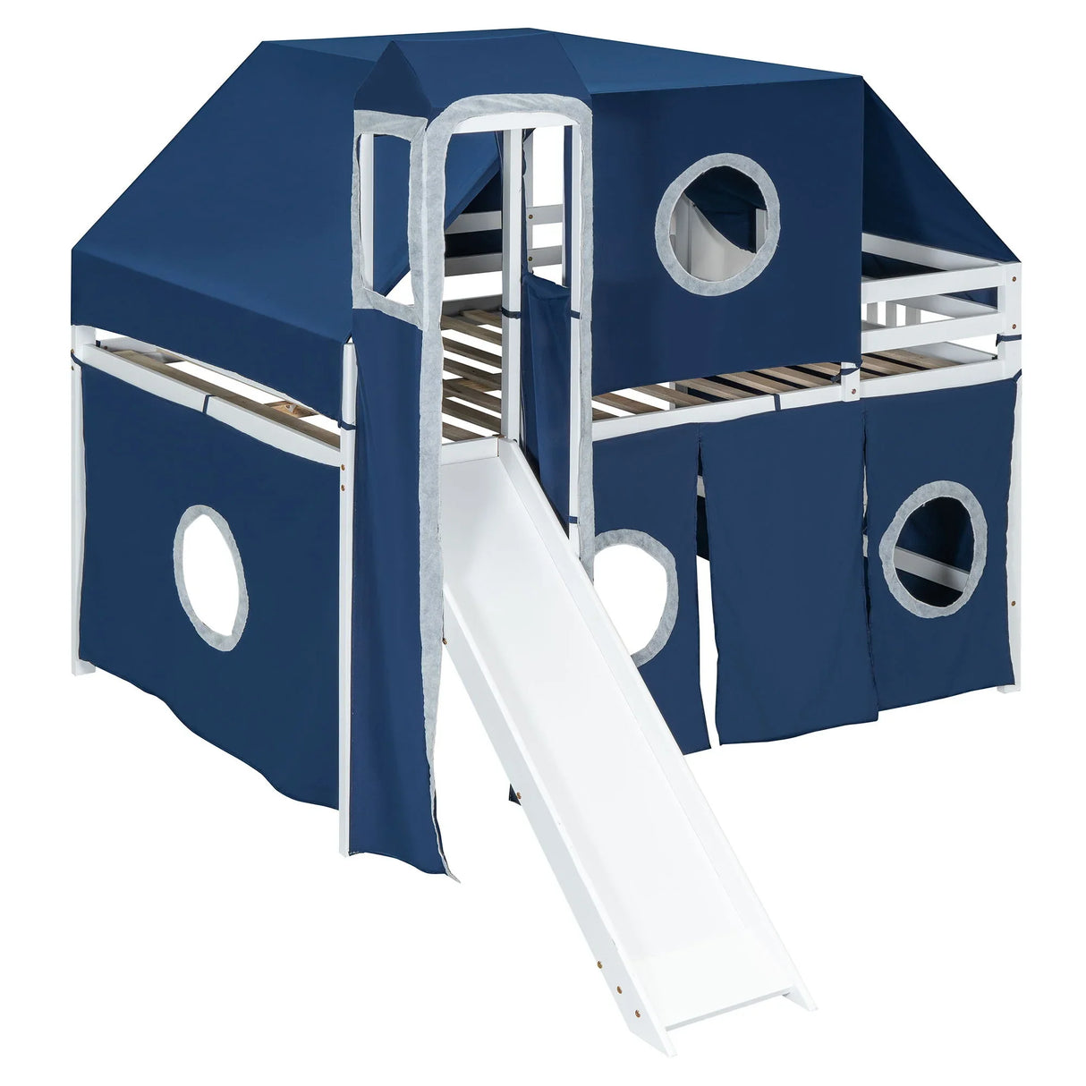 Loft Bed With Tent And Tower - Furniture Home Direct