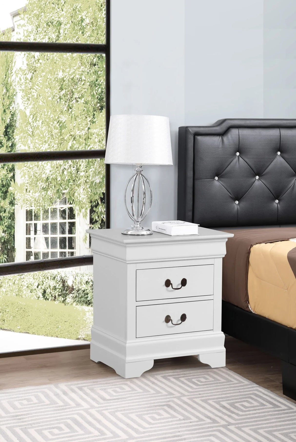 Louis Phillipe - Nightstand - Wood - Furniture Home Direct