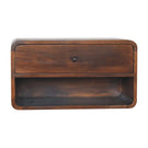 Curve Upper Slot Floating Nightstand - Furniture Home Direct