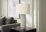 Lighting, Table Lamp, Resin, Modern - Gray - Furniture Home Direct