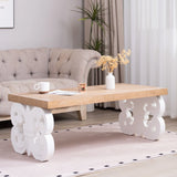 Ornate Scroll Base Coffee Table - Furniture Home Direct