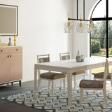 Expandable Dining Table - Vanilla White - Furniture Home Direct