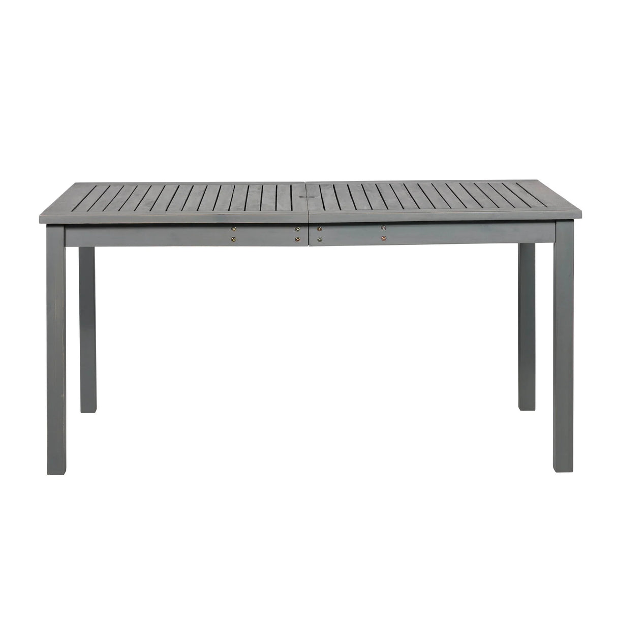 Contemporary Slat Top Acacia Wood Outdoor Dining Table - Furniture Home Direct
