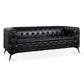 Square Arm Removable Cushion 3 Seater Sofa - Furniture Home Direct