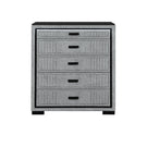 Isaiah - Upholstered Chest With LED Lighting