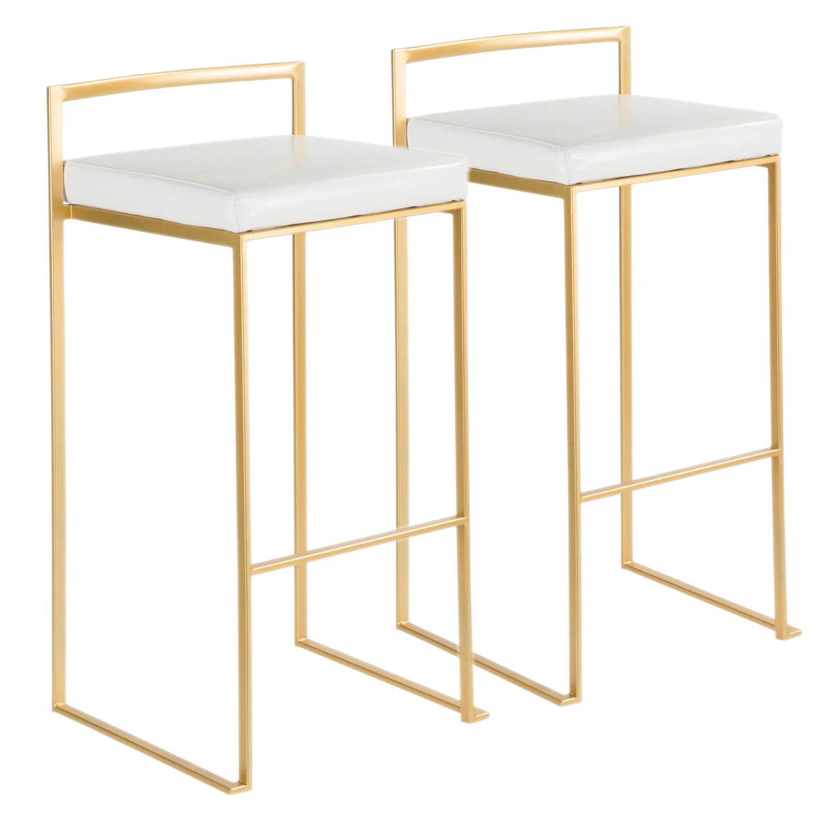 Fuji - Contemporary / Glam & Quality Construction Barstool - Furniture Home Direct