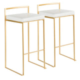 Fuji - Contemporary / Glam & Quality Construction Barstool - Furniture Home Direct