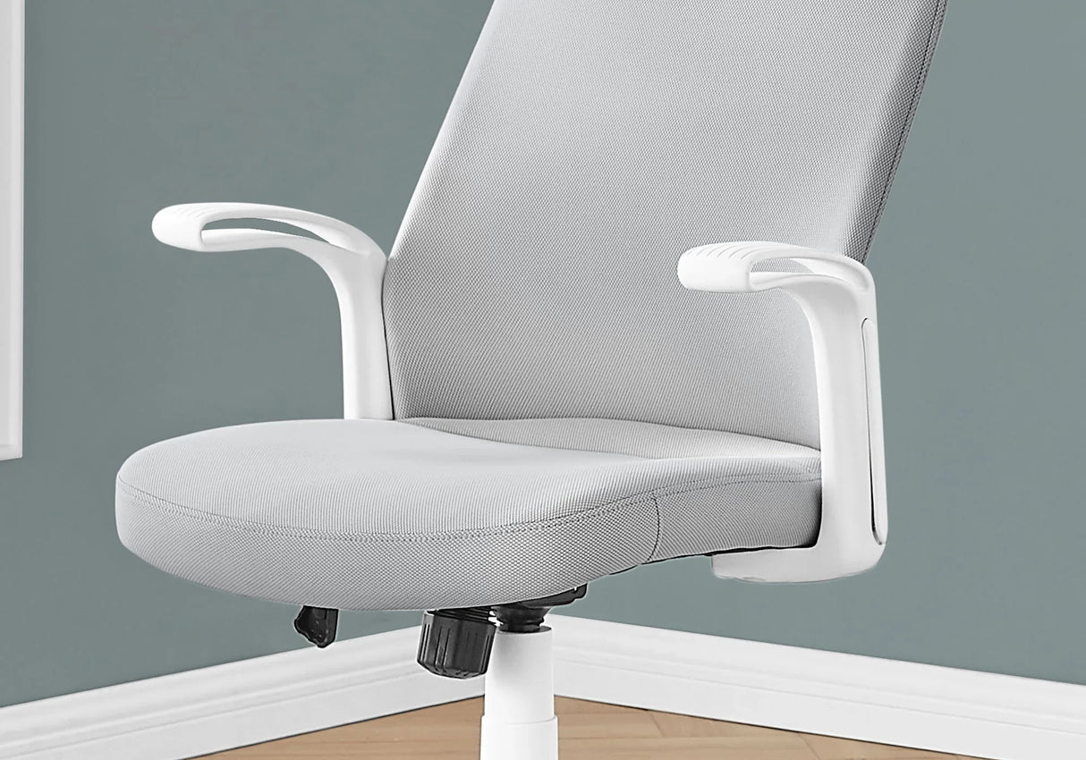 Office Chair, Adjustable Height, Swivel, Armrests, Contemporary & Modern - Furniture Home Direct