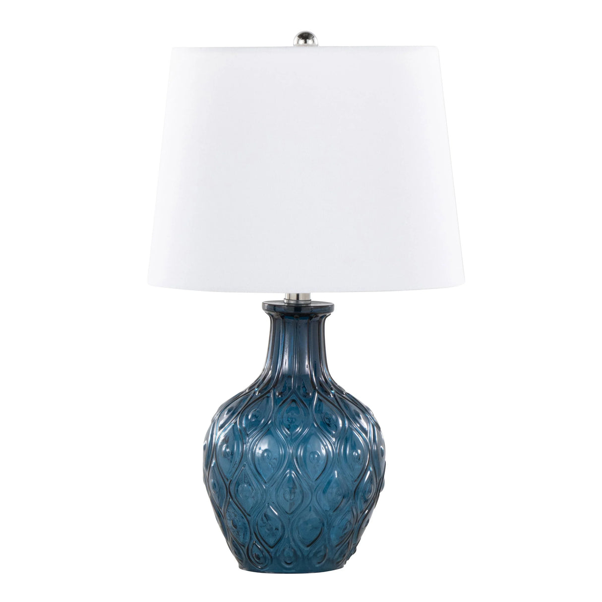 Gloria - Round Contemporary Lamp (Set of 2) - Furniture Home Direct