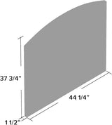 Elegant Design Mirror - Dark Cherry - Furniture Home Direct