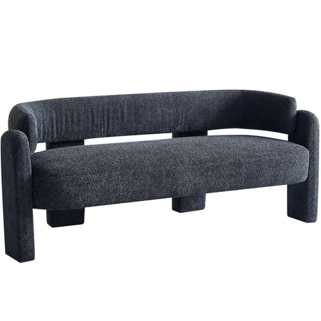Boucle Upholstery Modern Sofa For Living Room - Furniture Home Direct