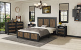 Queen Bed Set With Dresser And Two Nightstands Black - Furniture Home Direct