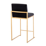 Fuji - Contemporary High Back Stylish Counter Stool - Furniture Home Direct
