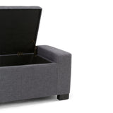 Laredo - Contemporary Large Storage Ottoman - Furniture Home Direct