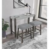 Console Table - Gray - Furniture Home Direct