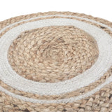 Serena - Handcrafted Round Braided Pouf - Furniture Home Direct