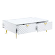 Gaines - High Gloss Coffee Table - White - Furniture Home Direct