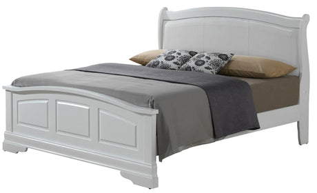 Panel Sleigh Bed Elegantly Crafted - Furniture Home Direct