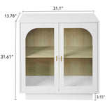 Storage Cabinet With Acrylic Door For Living Room - Furniture Home Direct