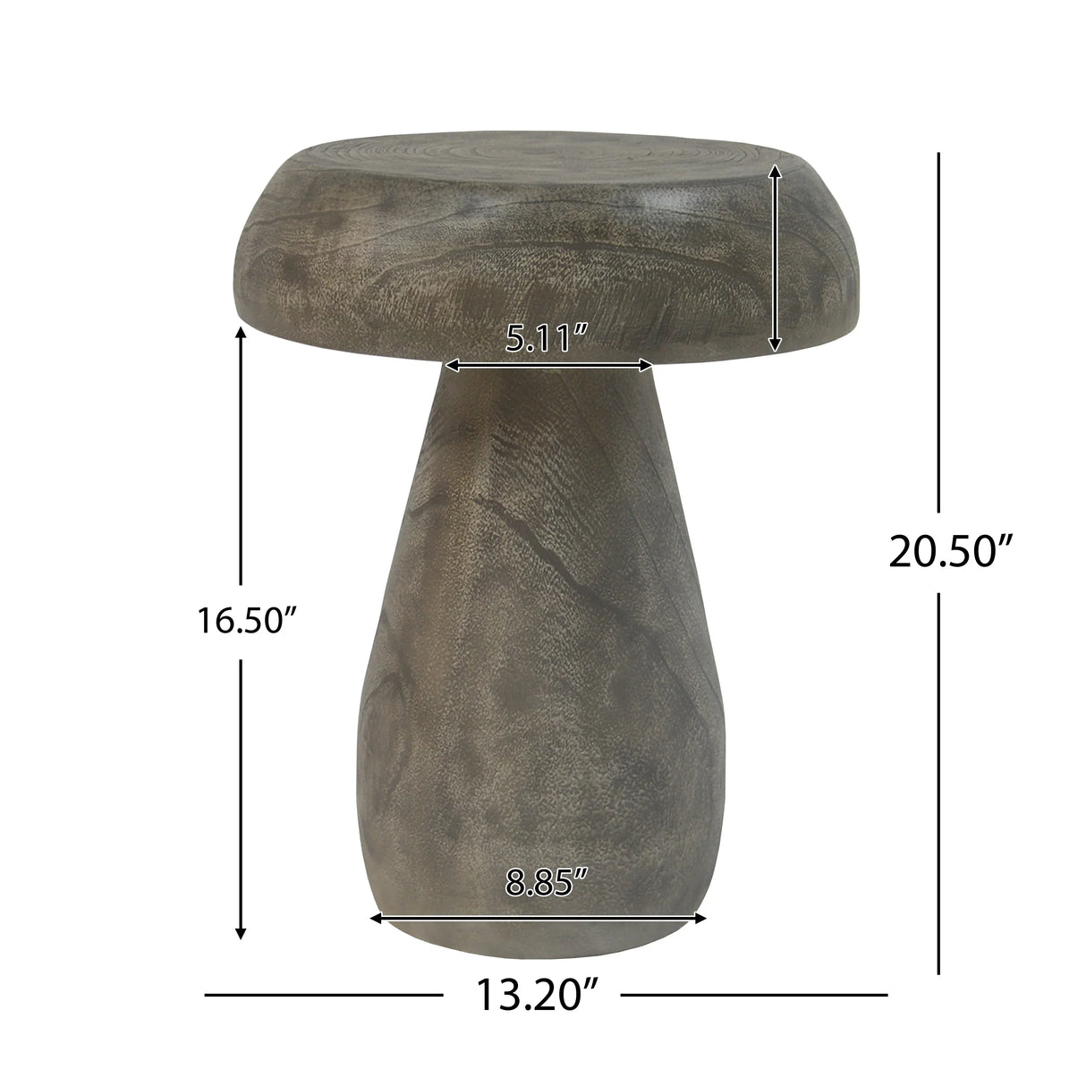 Outdoor Mushroom Side Table - Furniture Home Direct