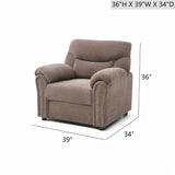 Hamilton - Chair With Hand Applied Nailhead Trim And Pillow Top Arm Cushions - Furniture Home Direct