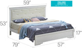 Chic Elegantly Designed Transitional Bed - Furniture Home Direct