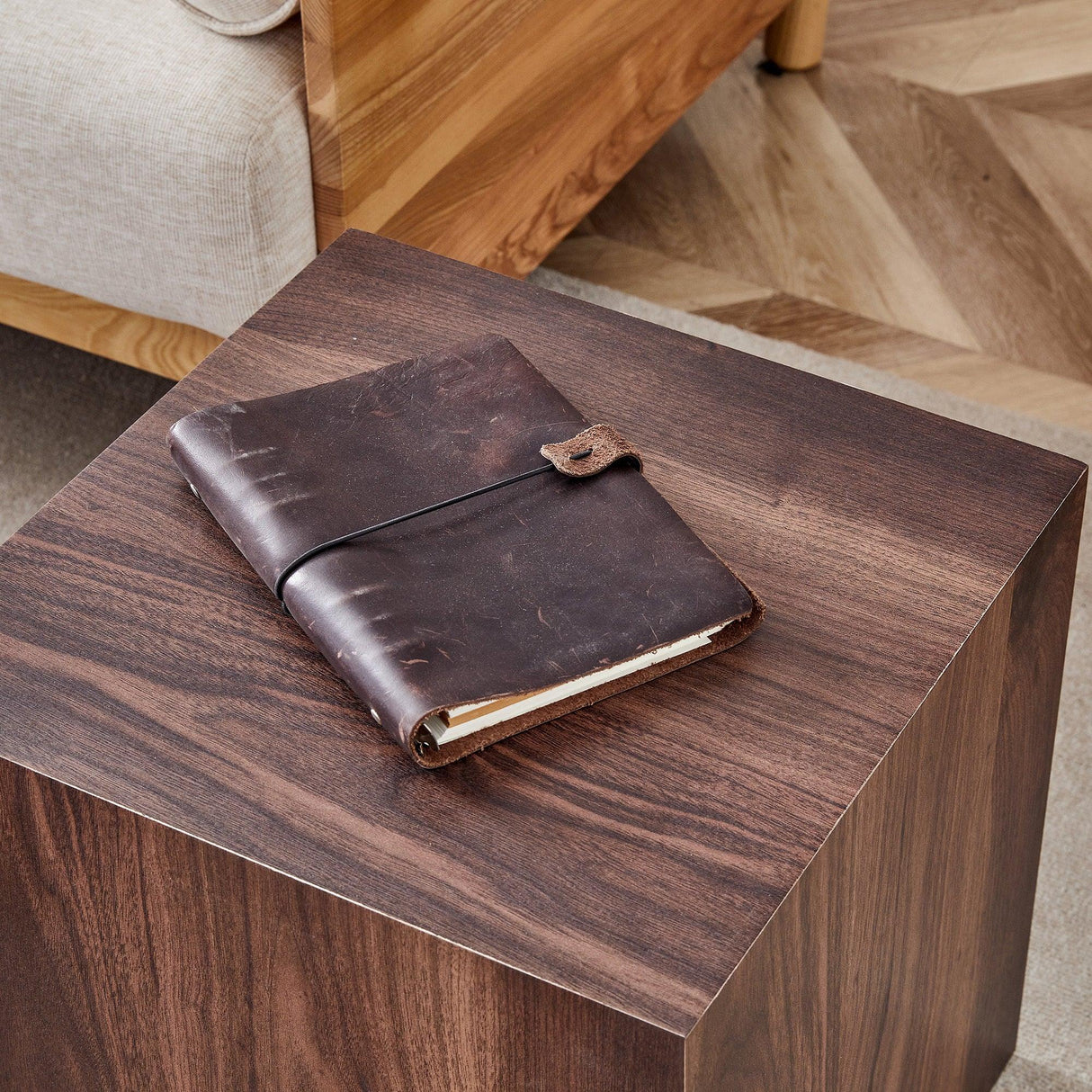 Walnut Wood Grain Coffee Table - Furniture Home Direct