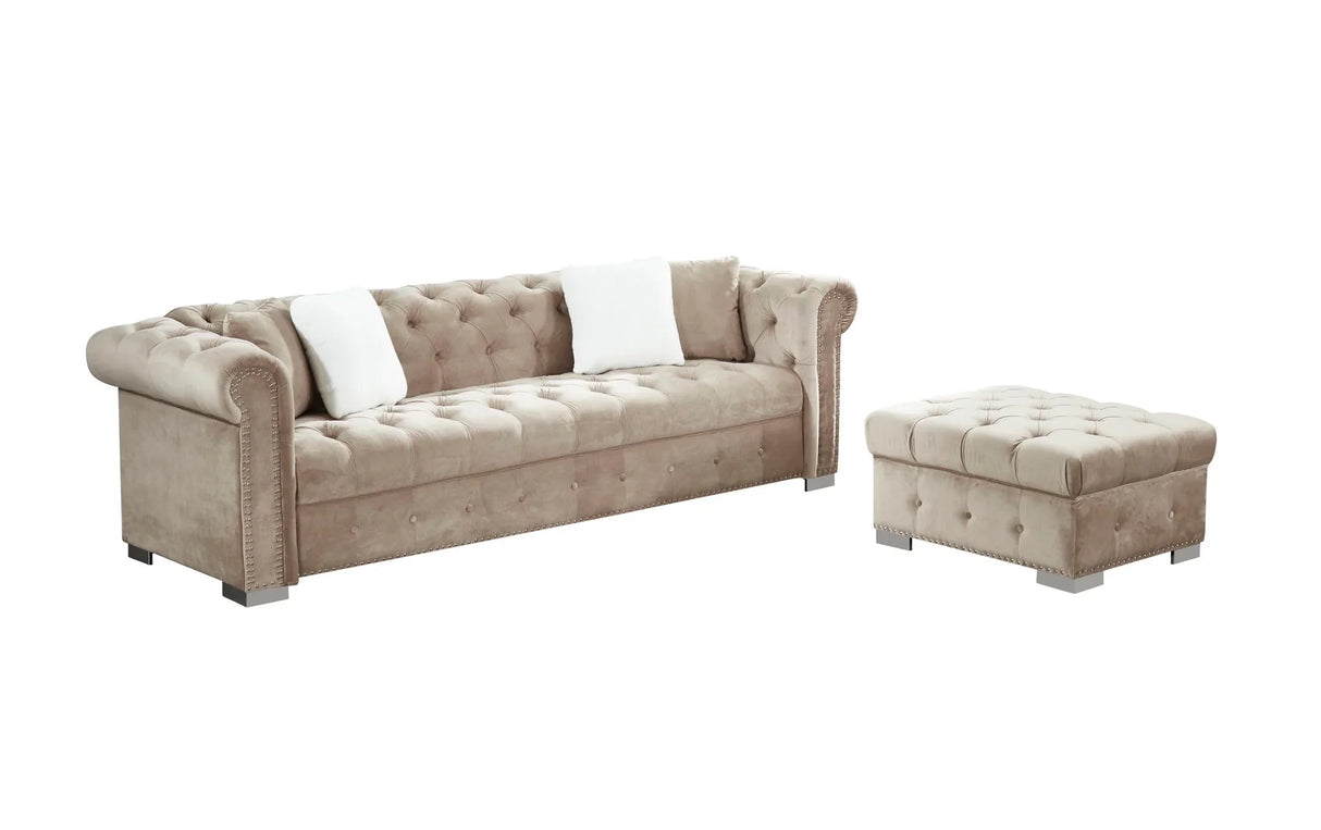 4 Seater Oversized L Shaped Reversible Sectional Sofa - Furniture Home Direct