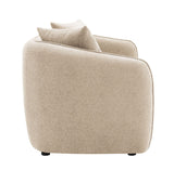 Keith - Chenille 3 Piece Living Room Set (Comes With Matching Color Toss Pillows) - Furniture Home Direct