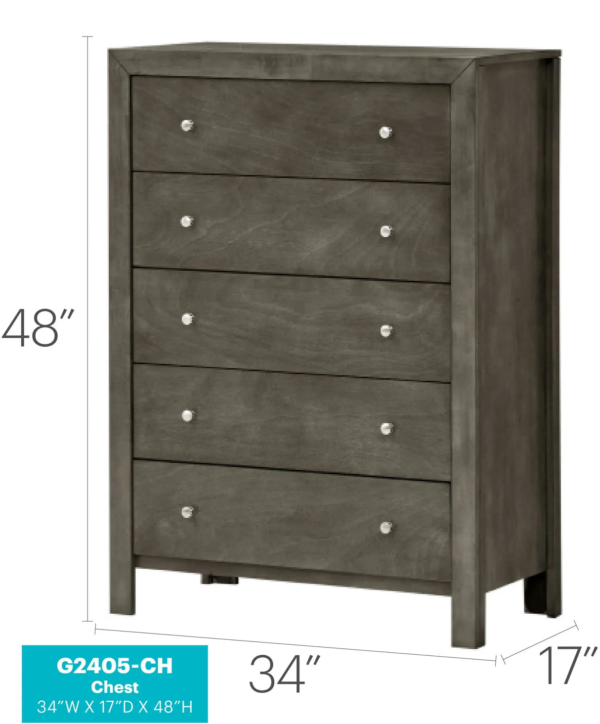Modern Elegant Transitional Storage Chest - Furniture Home Direct