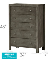 Modern Elegant Transitional Storage Chest - Furniture Home Direct