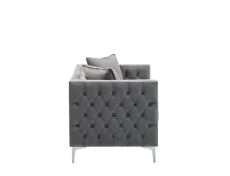 Lorreto - Velvet Loveseat - Furniture Home Direct