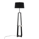 Cosmo - Shelf Contemporary / Glam Floor Lamp - Furniture Home Direct