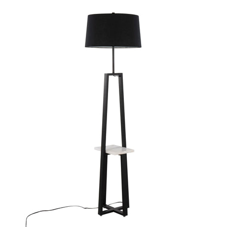 Cosmo - Shelf Contemporary / Glam Floor Lamp - Furniture Home Direct