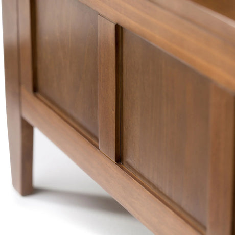 Brooklyn - Entryway Storage Bench - Medium Saddle Brown - Furniture Home Direct