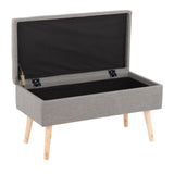 Versatile Storage Contemporary Bench - Furniture Home Direct