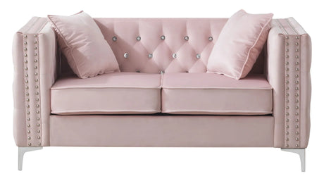 Elegant Track Arm Loveseat - Furniture Home Direct