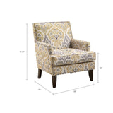 Colton - Track Arm Club Chair With Nailhead Trim - Furniture Home Direct