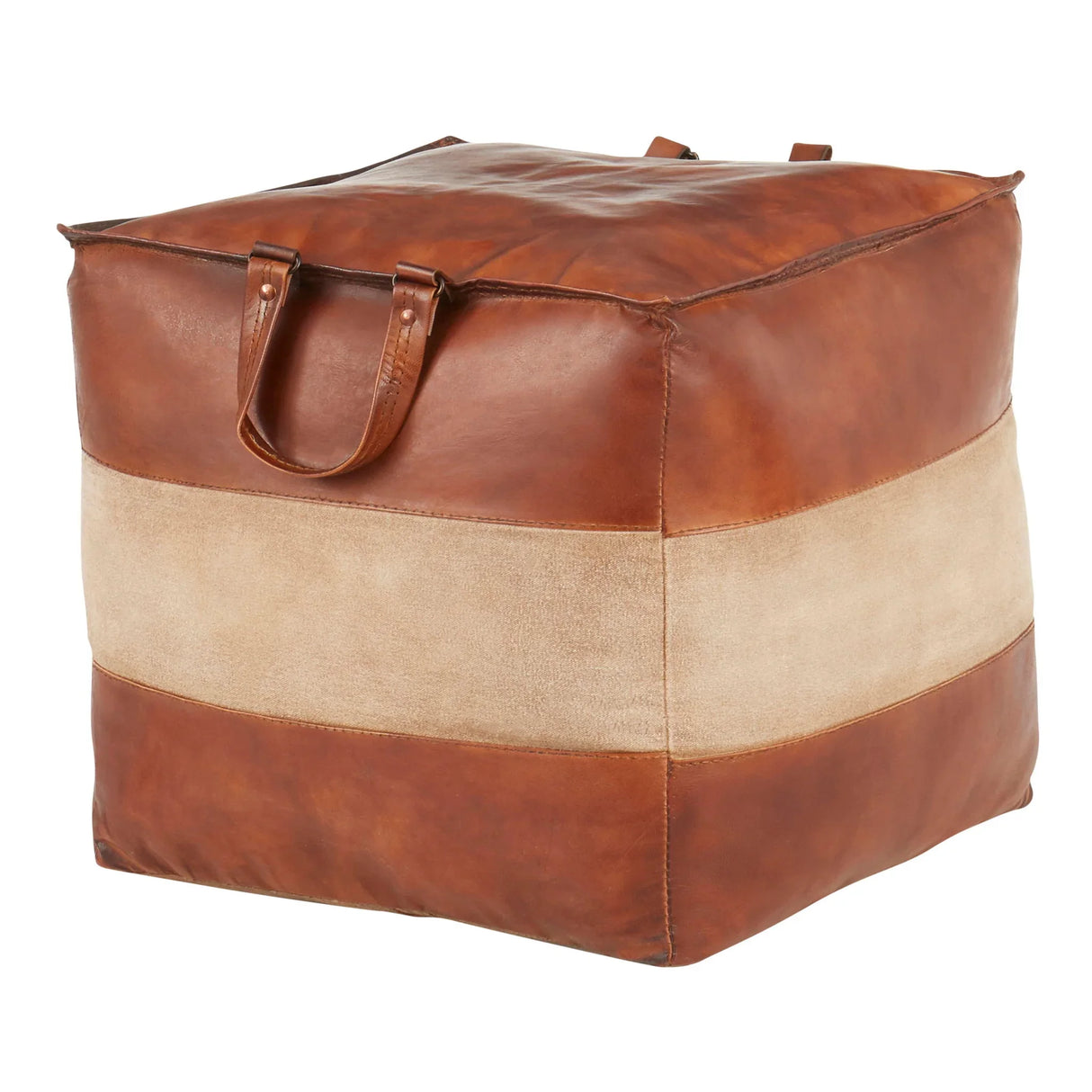 Cobbler - Industrial Pouf - Furniture Home Direct
