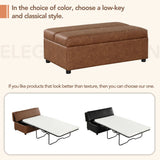 Twin Size Folding Ottoman Sleeper Bed With Mattress Convertible Guest Bed - Furniture Home Direct